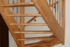 Schodiště jedenkrát lomené-hevea olej (1)