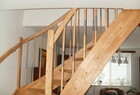 Schodiště jedenkrát lomené-hevea olej (3)
